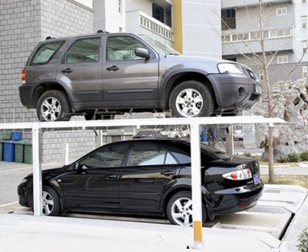 新荣PJS地坑式简易升降机械式立体停车设备