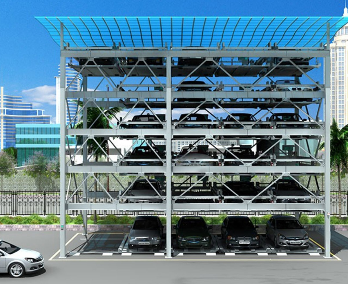 安仁PSH4-6四至六层升降横移智能停车设备